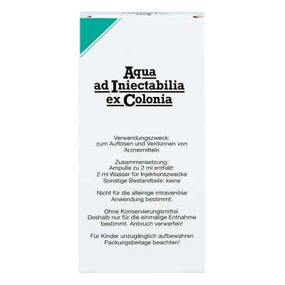 Aqua Ad Iniectabilia ex Colonia Ampullen bei apo-discounter.de bestellen