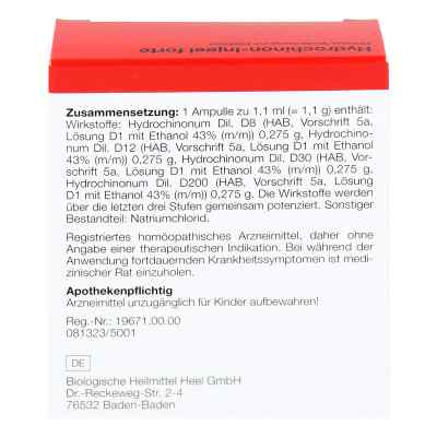 Hydrochinon Injeel forte Ampullen bei apo-discounter.de bestellen