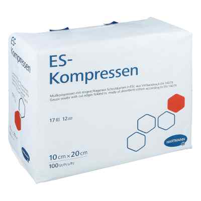 Es-kompressen unsteril 10x20 cm 12fach bei apo-discounter.de bestellen