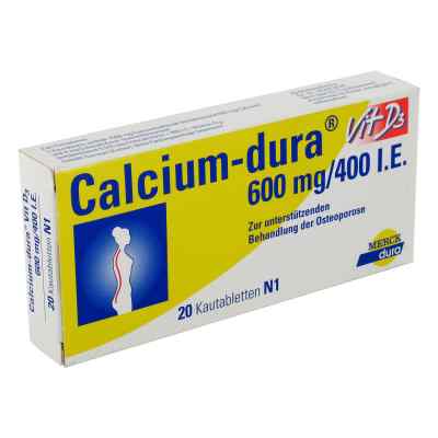 Calcium-dura Vit D3 600mg/400 internationale Einheiten bei apo-discounter.de bestellen
