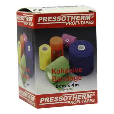 Pressotherm Kohäsive Bandage 8cmx4m blau bei apo-discounter.de bestellen