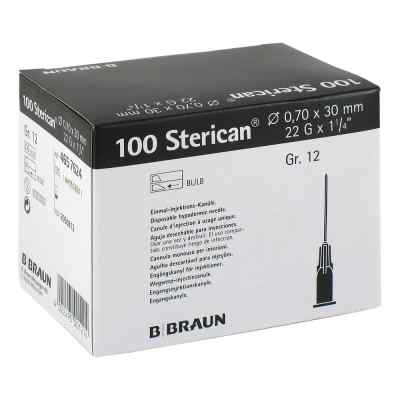 Sterican Kanüle luer-lok 0,70x30mm Größe 12 schwarz bei apo-discounter.de bestellen