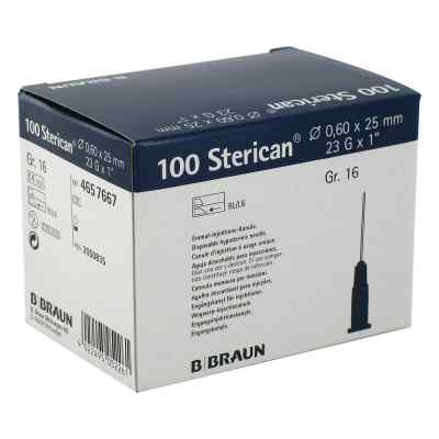 Sterican Kanüle luer-lok 0,60x25mm Größe 1 6 blau bei apo-discounter.de bestellen