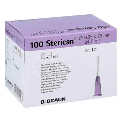 Sterican Kanüle luer-lok 0,55x25mm Größe 1 7 lila 100 stk von B. Braun Melsungen AG PZN 02050841
