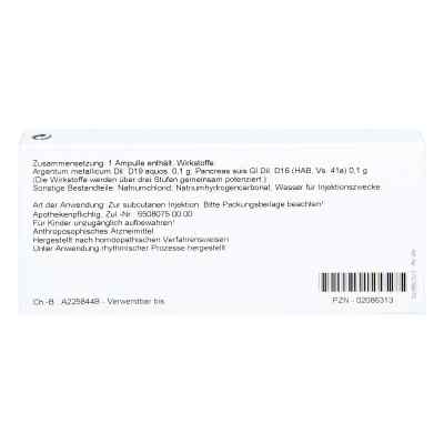 Pancreas/ Argentum Ampullen bei apo-discounter.de bestellen
