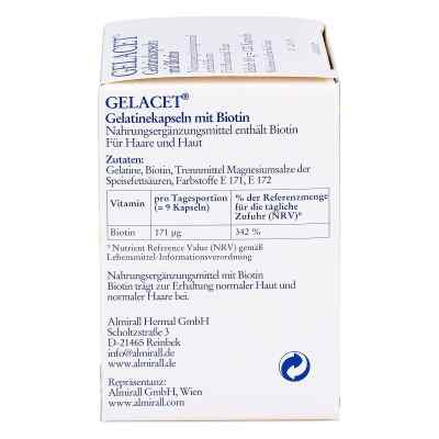 Gelacet Gelatinekapseln mit Biotin bei apo-discounter.de bestellen