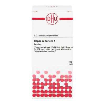 Hepar Sulfuris D4 Tabletten bei apo-discounter.de bestellen