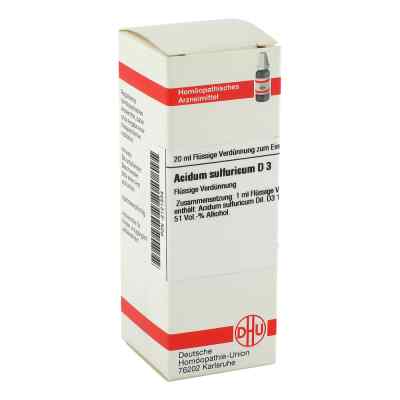 Acidum Sulfuricum D3 Dilution bei apo-discounter.de bestellen