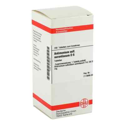 Antimonium Sulf. Aurant. D6 Tabletten bei apo-discounter.de bestellen