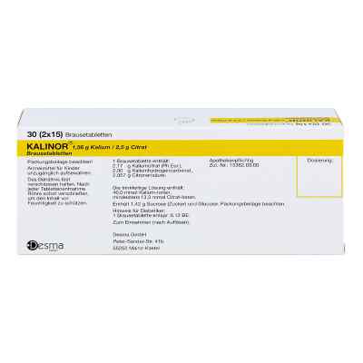 Kalinor Brausetabletten bei apo-discounter.de bestellen