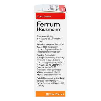 Ferrum Hausmann 50mg Eisen/ml Lösung bei apo-discounter.de bestellen