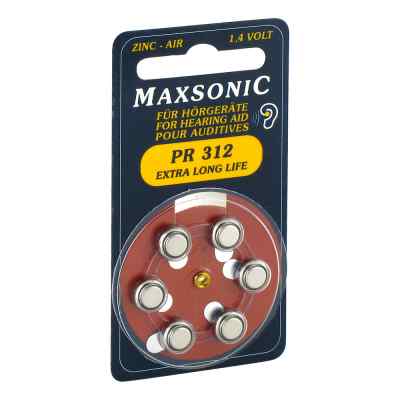 Batterien für Hörgeräte Maxsonic Pr312 bei apo-discounter.de bestellen