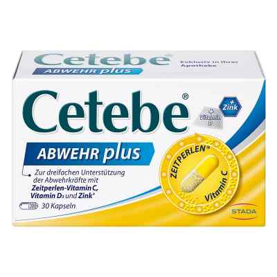 Cetebe Abwehr plus Vitamin C+vitamin D3+zink Kapsel (n) bei apo-discounter.de bestellen