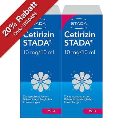 Cetirizin STADA Saft 10mg/10ml Lösung zum Einnehmen