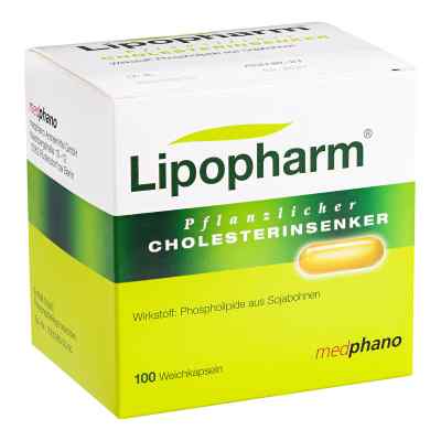 Lipopharm Pflanzlicher Cholesterinsenker Weichkapseln bei apo-discounter.de bestellen