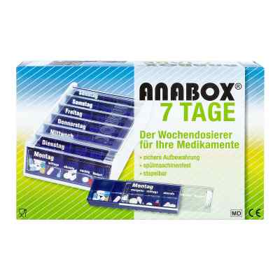 Anabox 7 Tage Wochendosierer blau bei apo-discounter.de bestellen