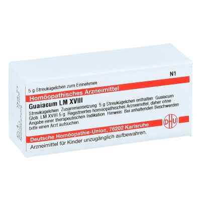 Lm Guaiacum Xviii Globuli bei apo-discounter.de bestellen