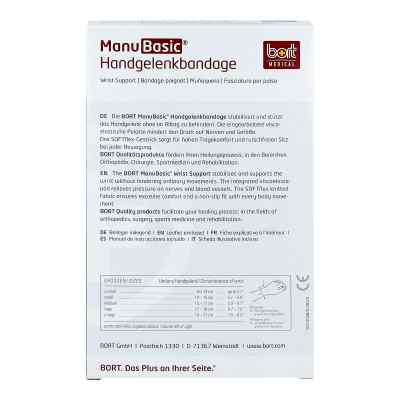 Bort Manubasic Bandage rechts medium schwarz bei apo-discounter.de bestellen