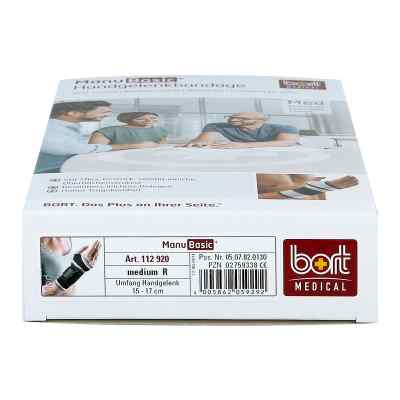 Bort Manubasic Bandage rechts medium schwarz bei apo-discounter.de bestellen