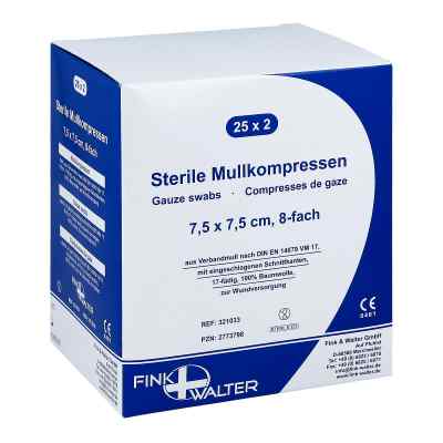 Mullkompressen 7,5x7,5 cm steril 8fach bei apo-discounter.de bestellen