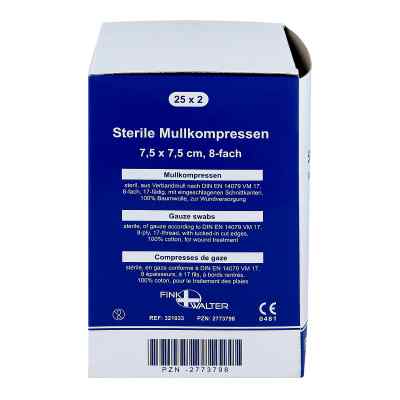 Mullkompressen 7,5x7,5 cm steril 8fach bei apo-discounter.de bestellen