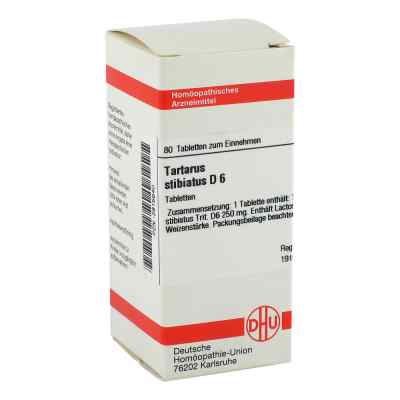 Tartarus Stibiatus D6 Tabletten bei apo-discounter.de bestellen