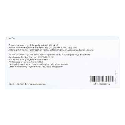 Arnica E Planta tota D6 Ampullen bei apo-discounter.de bestellen