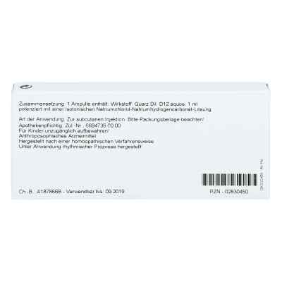Quarz D12 Ampullen bei apo-discounter.de bestellen
