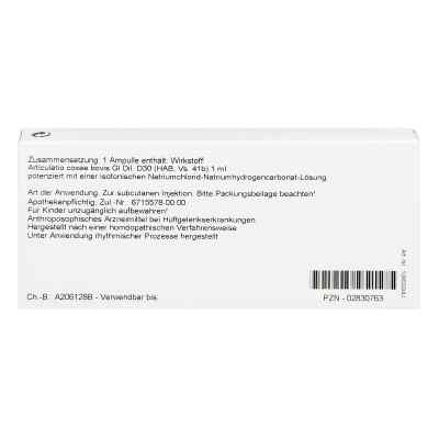 Articulatio Coxae Gl D30 Ampullen bei apo-discounter.de bestellen