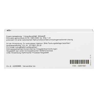 Articulatio Genus Gl D30 Ampullen bei apo-discounter.de bestellen