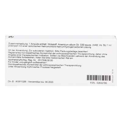 Arsenicum Album D30 Ampullen bei apo-discounter.de bestellen