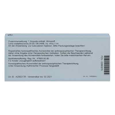 Lens Cristallina Gl D8 Ampullen bei apo-discounter.de bestellen
