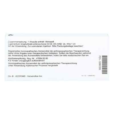 Ligamentum Longitud. Anter. Gl D5 Ampullen bei apo-discounter.de bestellen