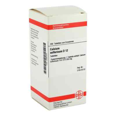 Calcium Sulfuricum D12 Tabletten bei apo-discounter.de bestellen