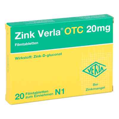 Zink Verla OTC 20mg bei apo-discounter.de bestellen
