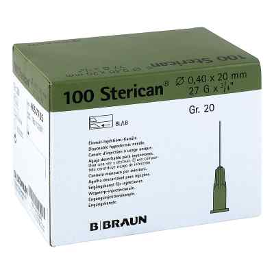Sterican Kanüle luer-lok 0,40x20mm Größe 2 0 grau bei apo-discounter.de bestellen