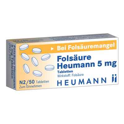 Folsäure Heumann 5 mg Tabletten bei apo-discounter.de bestellen
