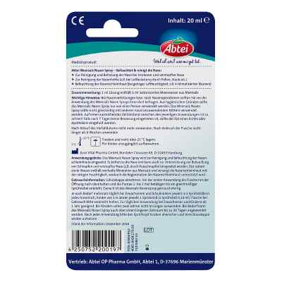 Abtei Meersalz Nasenspray standard bei apo-discounter.de bestellen