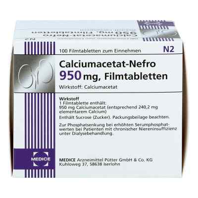 Calciumacetat Nefro 950 mg Filmtabletten bei apo-discounter.de bestellen