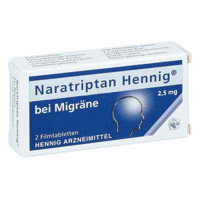 Naratriptan Hennig bei Migräne 2,5mg bei apo-discounter.de bestellen