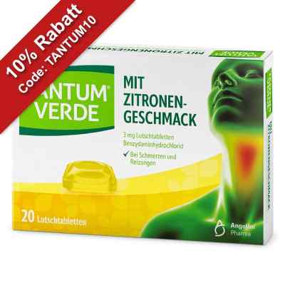 Tantum Verde 3 mg Lutschtabletten Zitronengeschmack 
