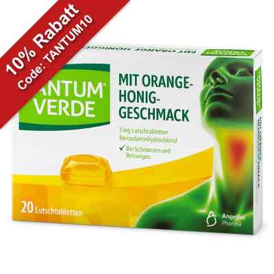 Tantum Verde 3 mg Lutschtabletten Orange-Honiggeschmack