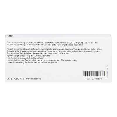 Pulmo Gl D15 Ampullen bei apo-discounter.de bestellen