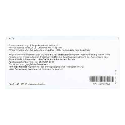 Nervus Opticus Gl D5 Ampullen bei apo-discounter.de bestellen