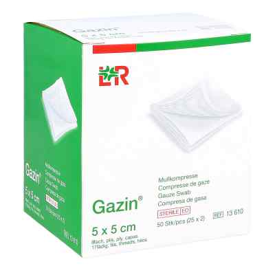 Gazin Kompressen 5x5cm 8fach steril bei apo-discounter.de bestellen