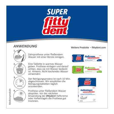 Fittydent super Reinigungstabletten bei apo-discounter.de bestellen