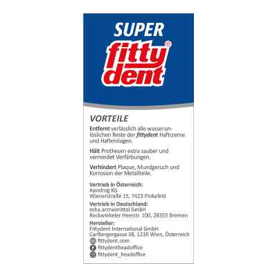 Fittydent super Reinigungstabletten bei apo-discounter.de bestellen