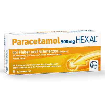 Paracetamol 500mg HEXAL bei Fieber und Schmerzen bei apo-discounter.de bestellen