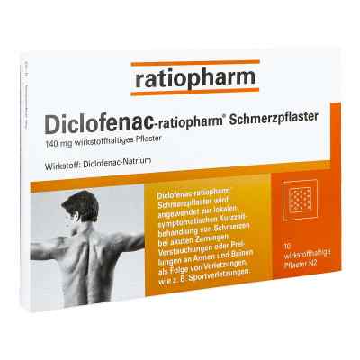 Diclofenac-ratiopharm Schmerzpflaster 140mg bei apo-discounter.de bestellen