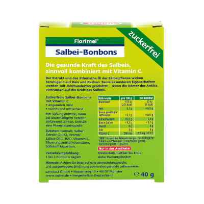 Florimel Salbeibonbons mit Vitaminen C zuckerfrei bei apo-discounter.de bestellen